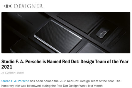 Dexigner, Red Dot Design Team of the Year 2021